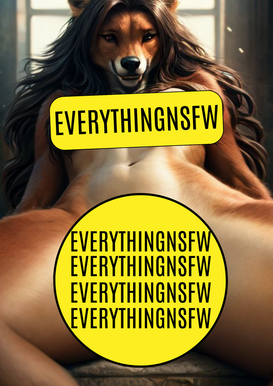 Anthro Female V1 | Digital Download | Erotic | Anthromophic | Furry | NSFW, Pictures | Anime | Fanart | Mature | Manga | 18+