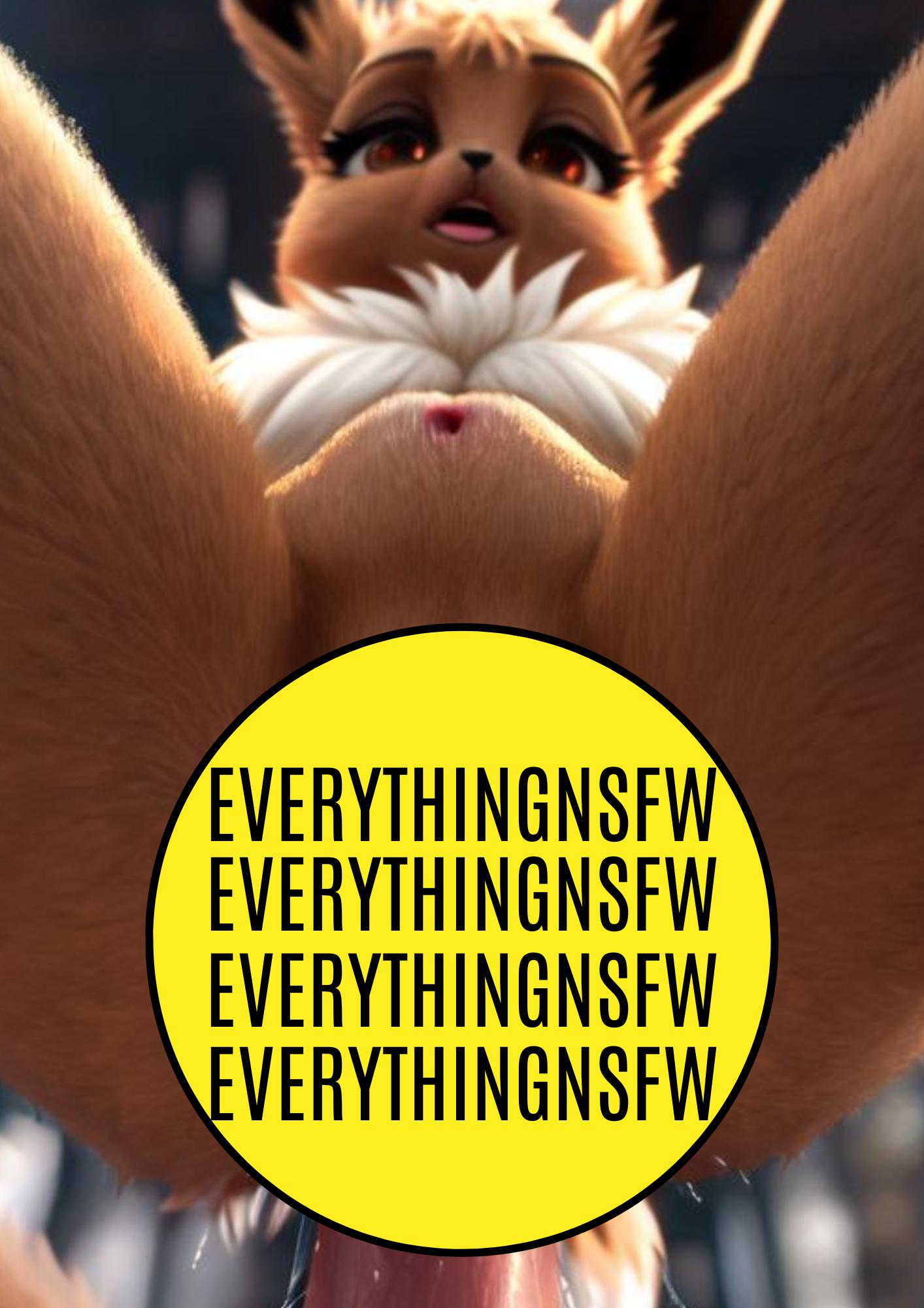 Eevee Pokemon V2  | Digital Download | Erotic | Anthromophic | Furry | NSFW, Pictures | Anime | Fanart | Mature | Manga | 18+
