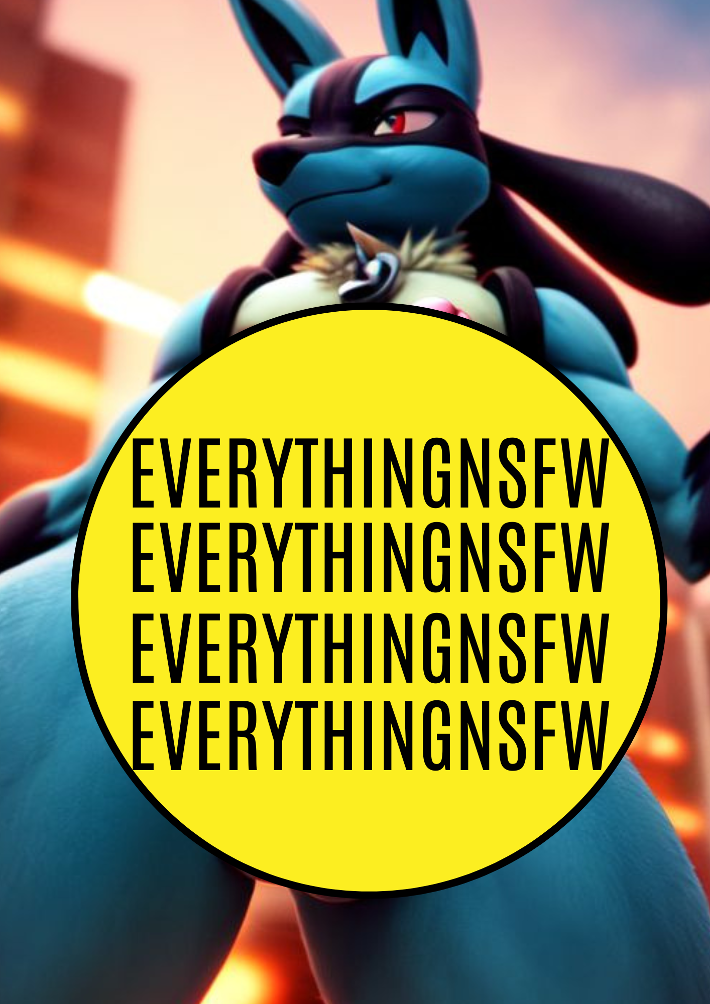 Male Lucario Pokemon V2 | Digital Download | Erotic | Anthromophic | Furry | NSFW, Pictures | Anime | Fanart | Mature | Manga | 18+